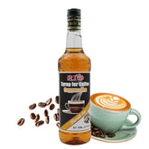 RIO Cappuccino Syrup, Barista-Grade Cappuccino Coffee Syrup for Lattes & Macchiatos, Flavoring for Hot & Iced Drinks, Non-GMO, 700ml